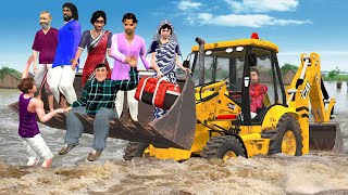 JCB Floods Rescue India is Not for Beginners Village Comedy Hindi Kahani Moral Stories Comedy Video