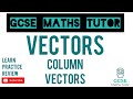 Understanding Column Vectors and Operations