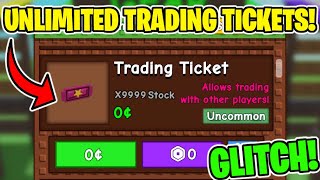 HOW TO GET UNLIMITED TRADING TICKETS IN GROW A GARDEN FOR FREE