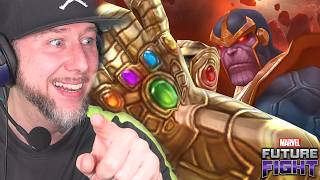 THANOS WORLD BOSS RAID IS INSANE Marvel Future Fight