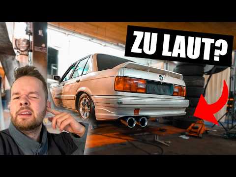 15€ TEIL legt PROJEKT lahm! Neuer AUSPUFF am TUNING E30