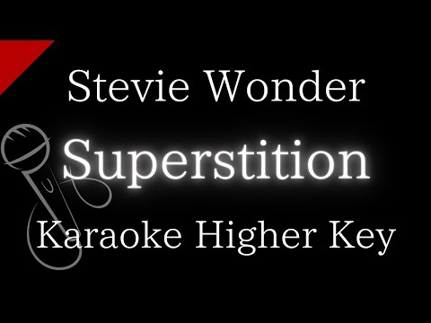 【Karaoke Instrumental】Superstition / Stevie Wonder【Higher Key】