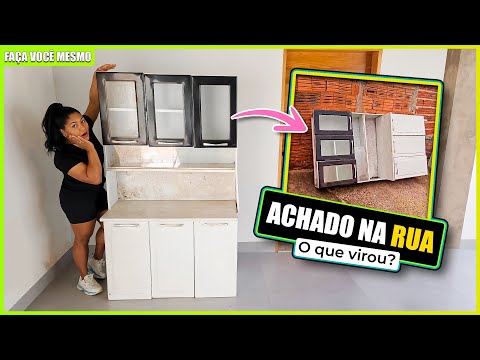 TRANSFORMAÇÃO INCRÍVEL DE UM ARMÁRIO DE AÇO ABANDONADO! - Faça Voçe Mesmo #diy