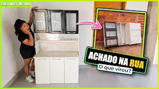 TRANSFORMAÇÃO INCRÍVEL DE UM ARMÁRIO DE AÇO ABANDONADO! - Faça Voçe Mesmo #diy