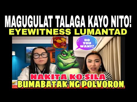 OMG! Bagong Eyewitness Lumantad sa Paggamit ng POLVORON ni VANGAG at Lizza