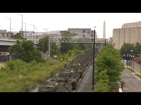 7-JUN-2025 Llegan Los Tanques a Washington D.C.