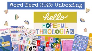 Word Nerd 2025 | Hopeful Theologian
