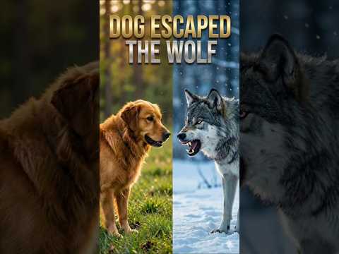 Dog Escapes Wolves | Kind Farmer Saves His Hungry Puppies