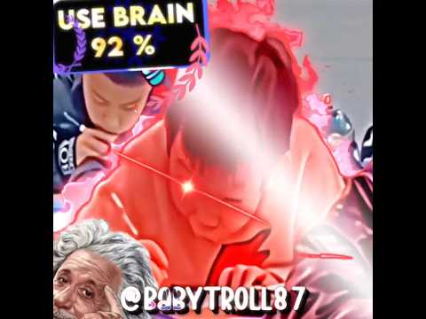Bro used 100% his brain 😅 #trollface #edit #viral
