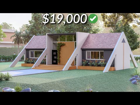 (5x15 Meters) Original Modern Tiny House | Luxury Cabin | 2 bedrooms House Tour