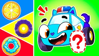 Wheels On The Police Car 🚓🚨| Funny Songs for Kids by Baby Cars😺