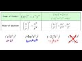 Exploring Laws of Exponents: Power of Product & Quotient
