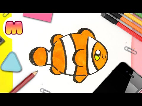 Aprende a Dibujar el Pez más ADORABLE del Mundo