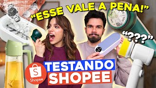 TESTANDO ACHADINHOS da SHOPEE para CASA