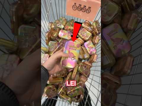 Un CARRELLO DELLA SPESA pieno di MINI TIN POKEMON da spacchettare!