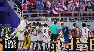 YouTube video thumbnail: Hard-Fought win Raises Hopes for U.S. in World Cup