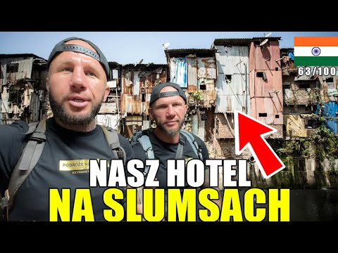 Mieszkamy na największych slumsach w Indiach (Dharavi - Mumbai) Paweł jest w szoku!