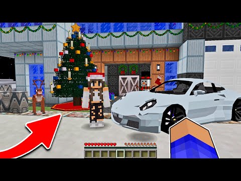 LE REGALO UN COCHE SÚPER DEPORTIVO A MI MUJER EN MINECRAFT TROLL 😍🎁