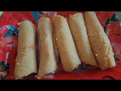 Crespelle di lenticchie decorticate ripiene con solo 2 ingredienti