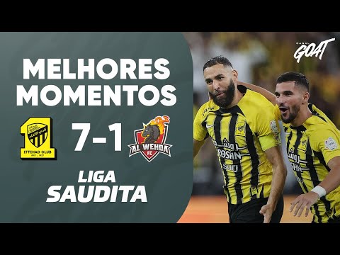 AL-ITTIHAD GOLEIA COM HATTRICK DE BENZEMA | MELHORES MOMENTOS