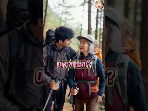 50대 이모와 산에서?!