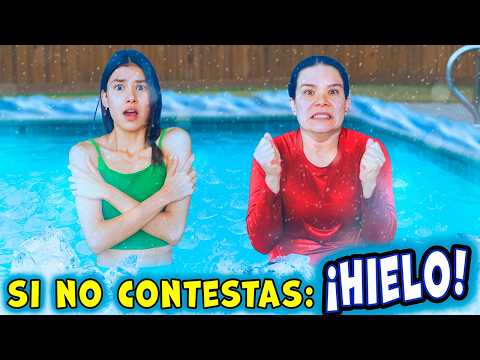 ALBERCAS de HIELO, Si Contestas Mal ¡BOLSA! | Ana Emilia