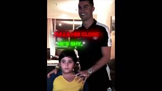 Ronaldo With The Kid 😍