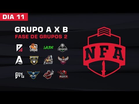 FREE FIRE - LIGA NFA SEASON 4 DIA 11 - GRUPO AxB - #NFAS4