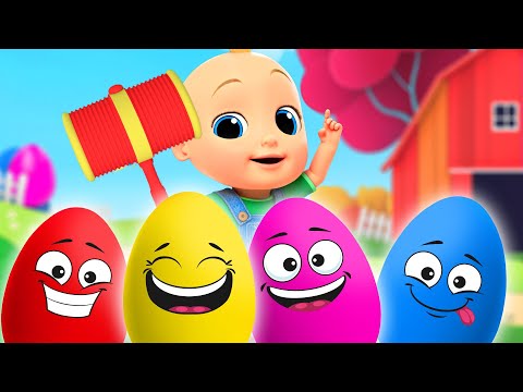 What's REALLY Inside These Colorful Eggs? 🌈 | LooLoo Kids