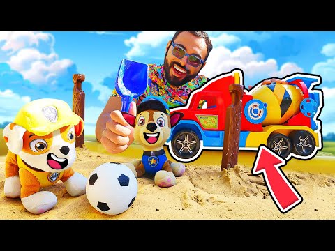 ¡La mezcladora ayuda a los Paw Patrol! Juegos de la Patrulla Canina