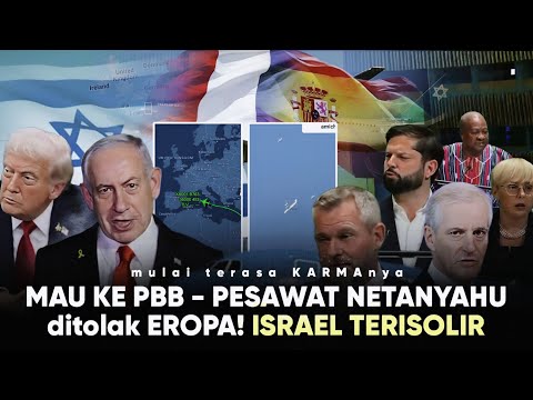 Netanyahu Mulai TERISOLIR! Pesawatnya Ditolak Spanyol & Portugal — Dunia Balas Kebijakan Perangnya