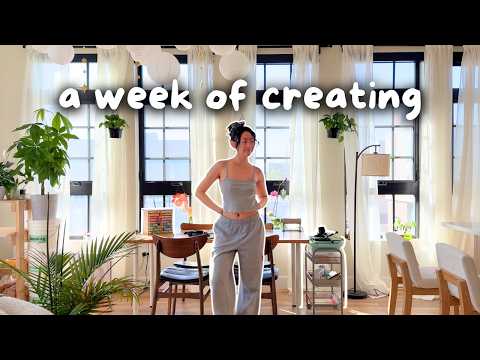 Self-Employed Artist Diaries 💌 A Week of Working, Sculpting, Drawing, Writing Letters!