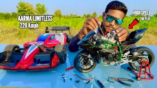 I Swapped World’s Fastest RC Car Parts To Ninja H2R Bike – Chatpat toy tv