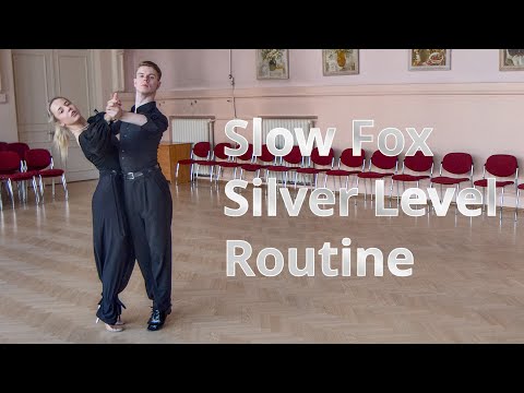 Slow Foxtrot Silver Level Choreography | Running Weave from Promenade Position