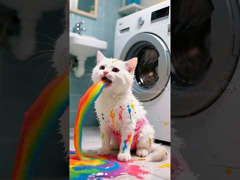 😼⚔️🖤When the kittens were bullied by the black cat_ Cat Dad fought back fiercely #cat #viralvideo