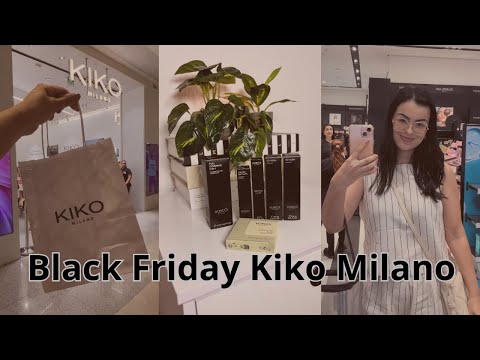 TUDO QUE EU COMPREI NA BLACK FRIDAY DA KIKO MILANO 2024