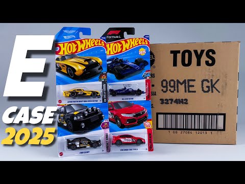 Unboxing Hot Wheels 2025 - E Case!