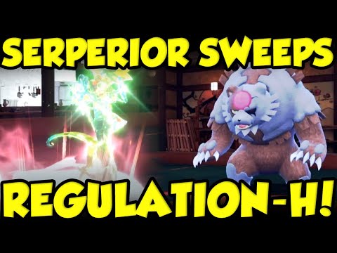 SERPERIOR SWEEPS REGULATION-H RANKED POKEMON BATTLES!