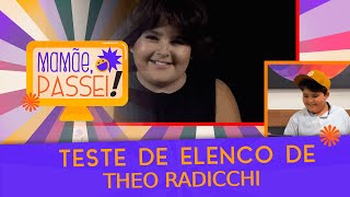 Theo Radicchi reage ao seu teste para a novela "A Caverna Encantada " | Mamãe, Passei!
