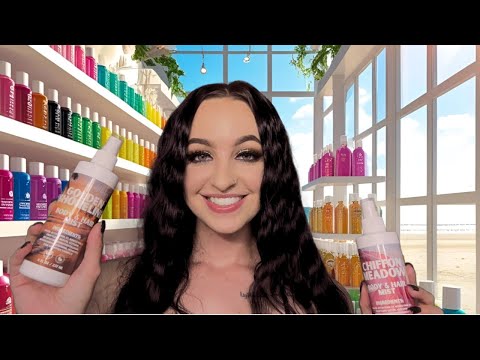 [ASMR] Beach Side Body Mist Vendor 🌊🐚 | Soft Spoken
