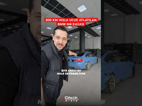 BMW M4 300 KM Hızdan Ucuz Kurtuldu!