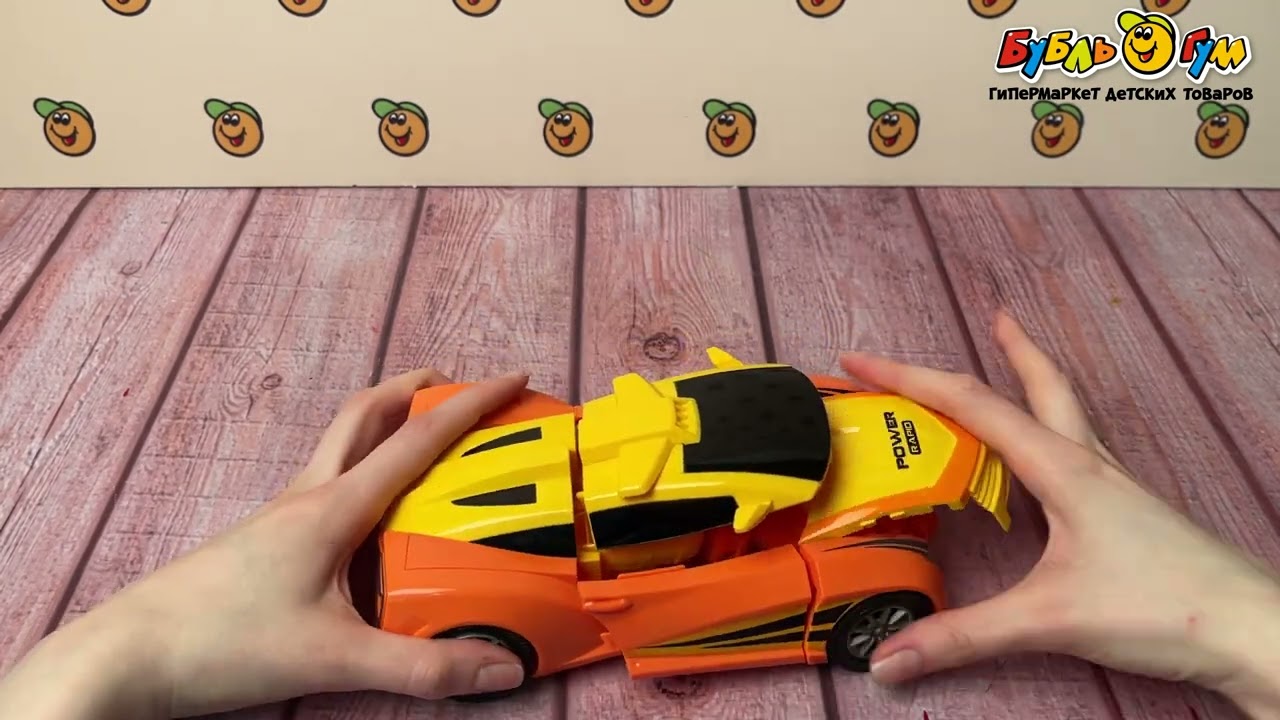 Робот-трансформер Deformation оранжевый - видео