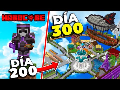 Sobreviví 300 DÍAS en UN BLOQUE HARDCORE One block FINAL