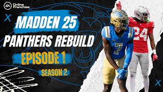 We Got Bryce Some Help In The Draft | Madden 25 Panthers Rebuild EP 1 Szn 2