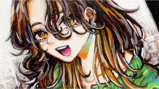 絵の具が苦手でも簡単にそれっぽく塗れるペンきたー！【画材レビュー】
