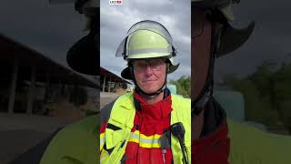 Großbrand in Oberriexingen: Interview mit dem Einsatzleiter