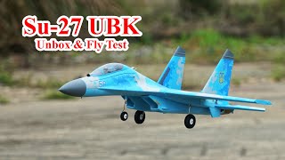 Unbox & Bay Test máy bay Su-27 UBK Twin 50mm EDF || #4dmodel