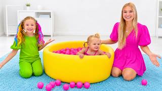 Nastya e Maggie stanno cercando di essere delle brave babysitter