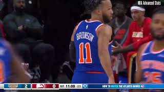 Jalen Brunson Highlights vs ATL (12/27/2025) - Career Game #515