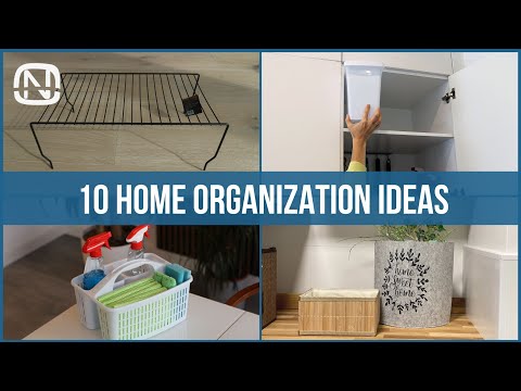 10 simple storage TRICKS for effortless organization on a budget